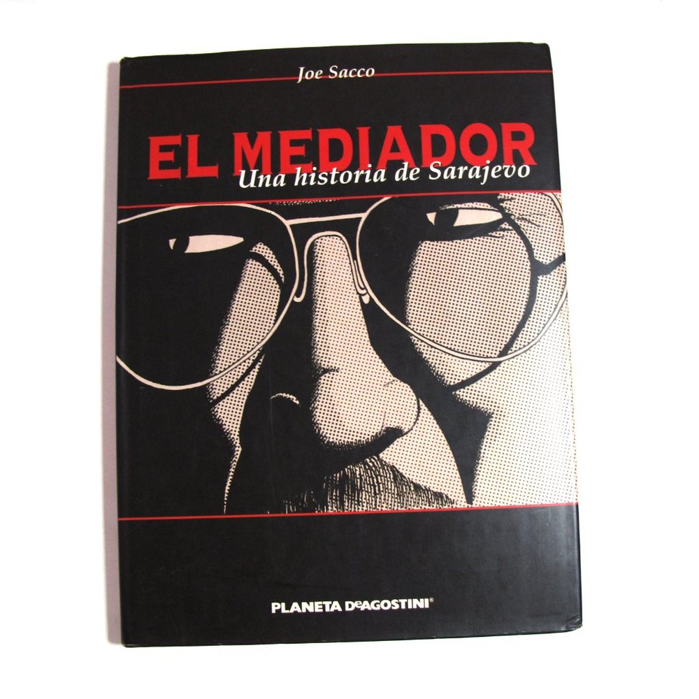 El Mediador Una Historia De Sarajevo novela grafica en español por Joe Sacco